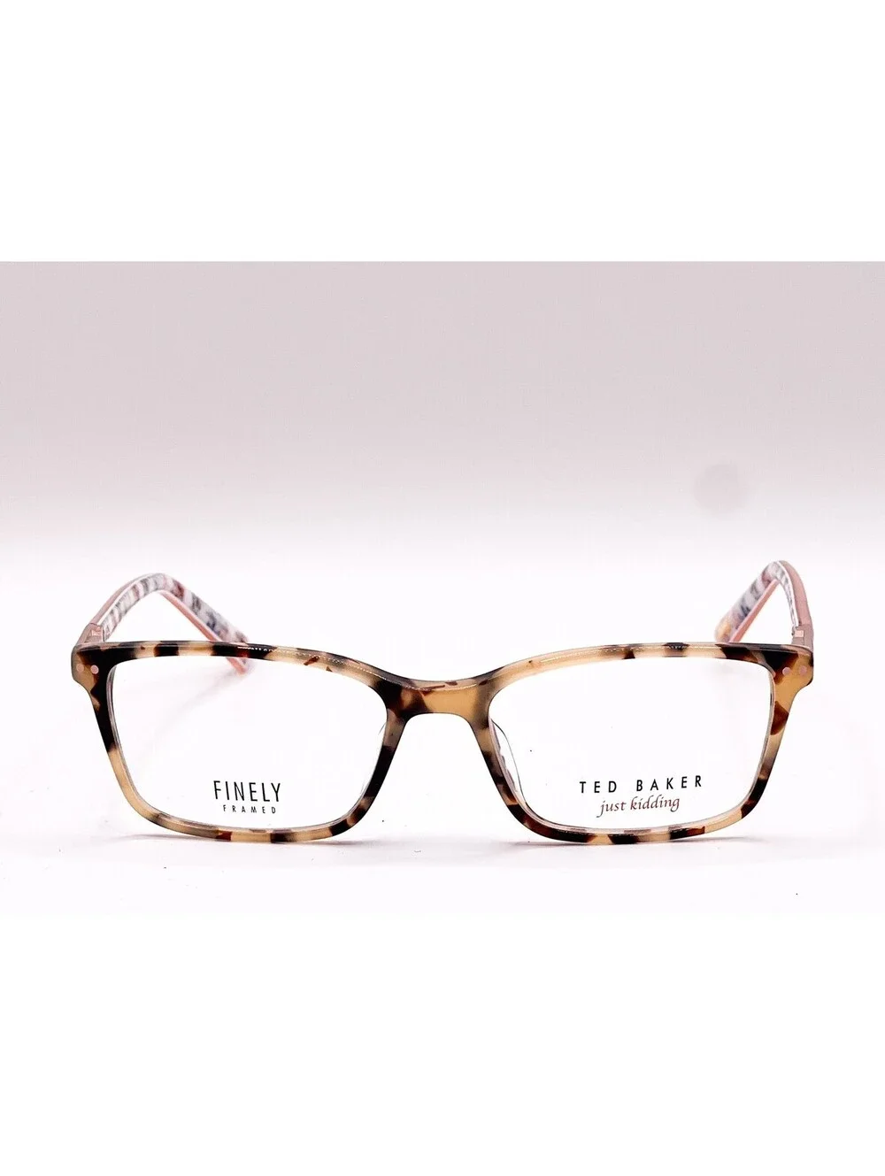 Ted Baker B980 Tor Tortoise Rectangle Authentic Eyeglass Frames 47-15-130